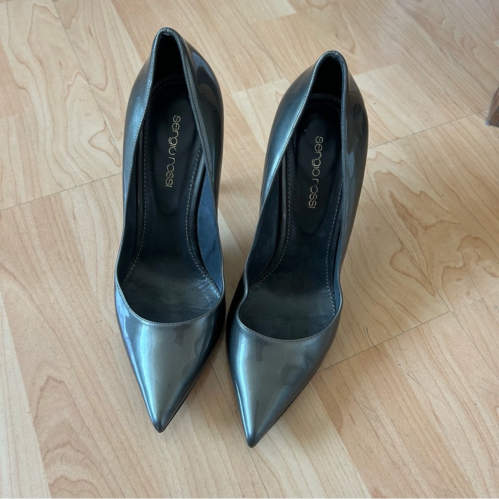 Sergio Rossi Black Stiletto Heels